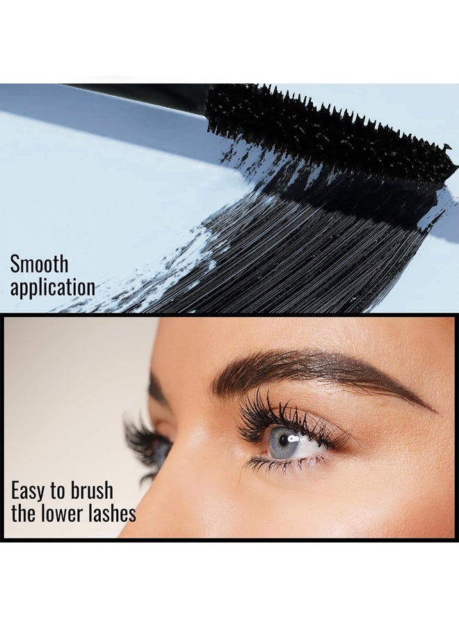 DAWANG ROSE Mascara-Smudge Proof Nourishing Long Lasting Wear, Lengthening & Curling,Volumizing No Clumps Long-Lasting Smudge-Proof Black - Image 3
